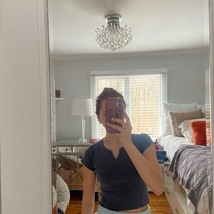 Blue Crop Top Brandy